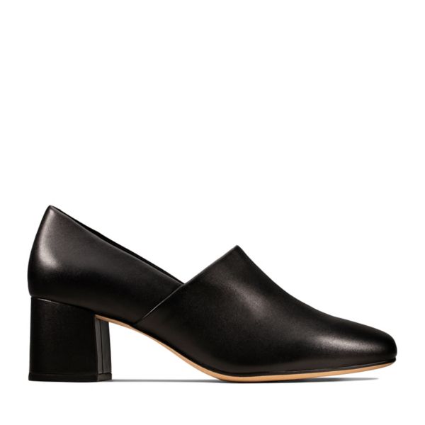 Clarks Womens Sheer Lily Heels Black | USA-1938670